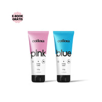 KIT PET DUO MÁSCARAS PIGMENTADORAS AZUL E ROSA COLLORA (2 ITENS)